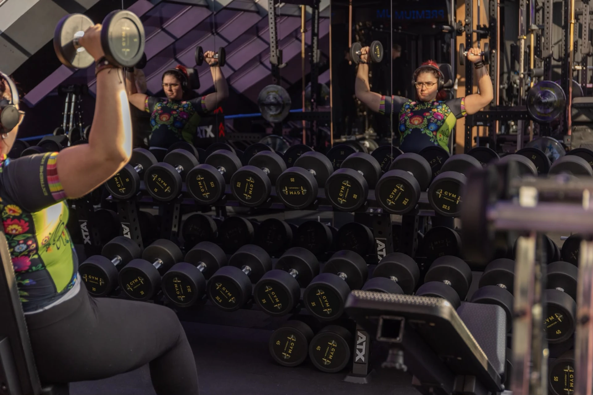 Wnętrze studia Gym Premium Wieliczka