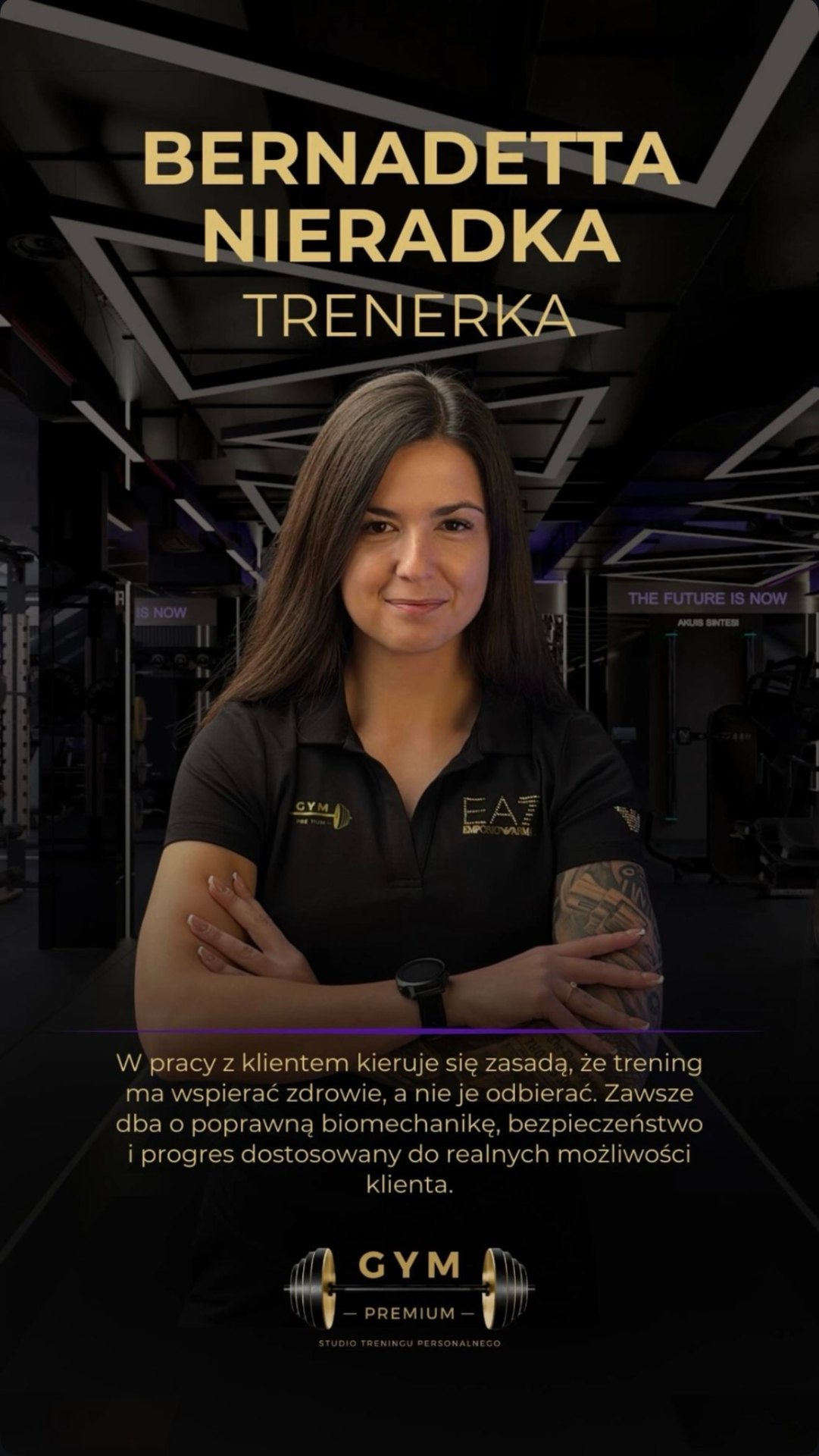 Bernadetta Nieradka — trener Gym Premium Wieliczka