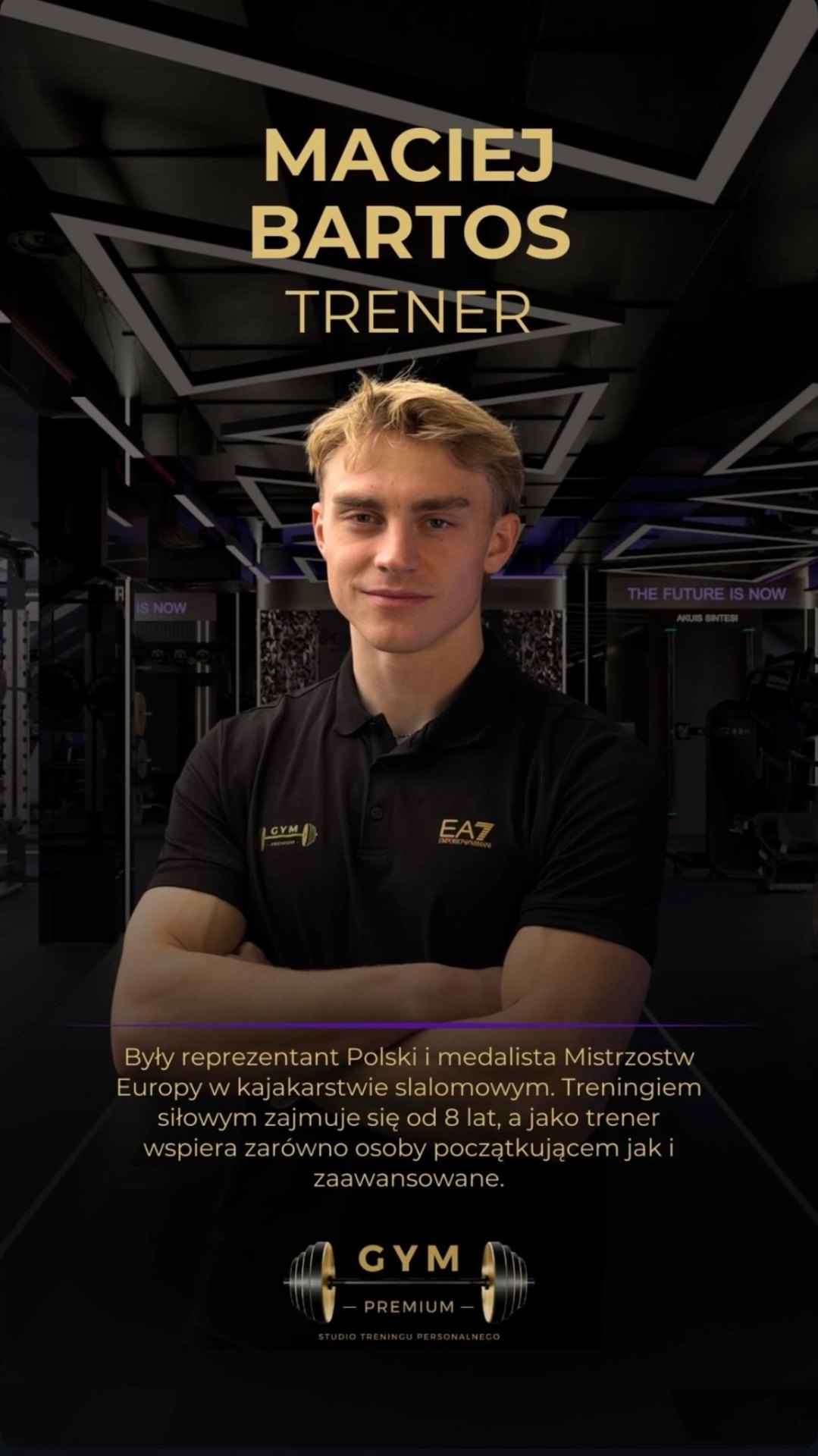 Maciej Bartos — trener Gym Premium Wieliczka