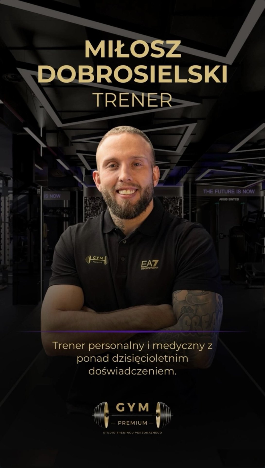 Miłosz Dobrosielski — trener Gym Premium Wieliczka