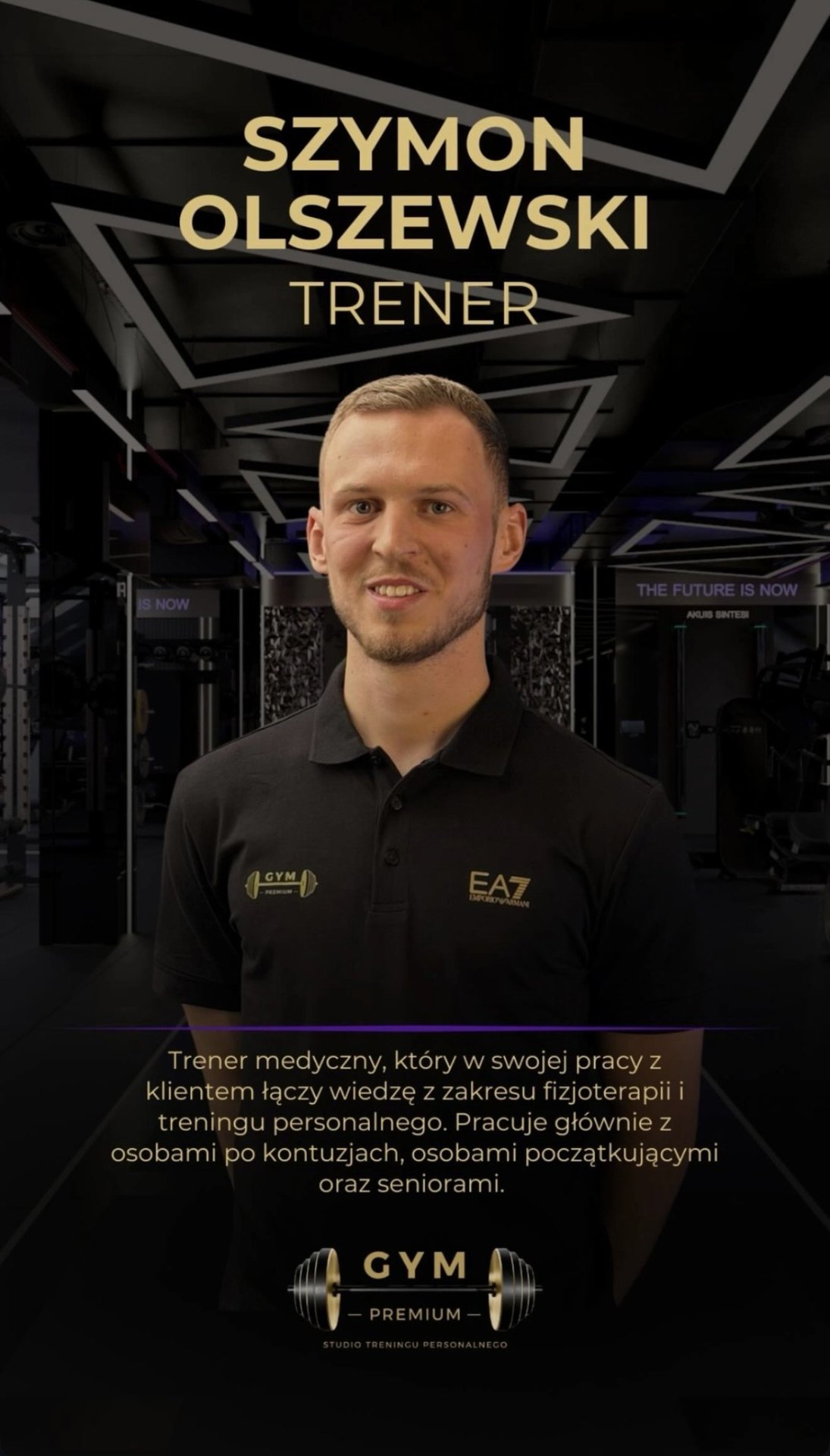 Szymon Olszewski — trener Gym Premium Wieliczka